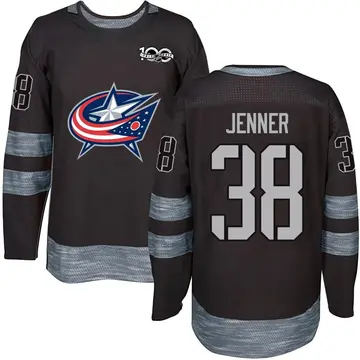 Youth Boone Jenner Columbus Blue Jackets ＃38 Authentic Black 1917-2017 100th Anniversary Jersey