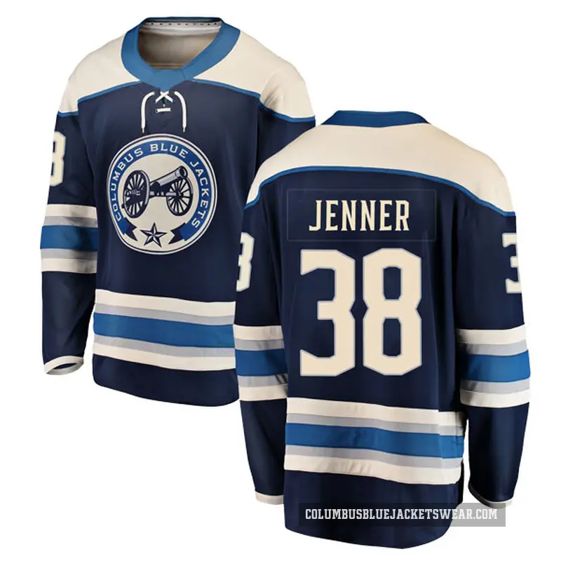 Youth Boone Jenner Columbus Blue Jackets ＃38 Breakaway Blue Alternate Jersey